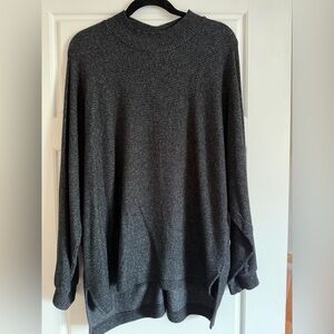 Banana Republic Dark Gray Ribbed Sweater